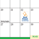 Senior Calendar Wellness Stickers